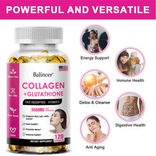 Balincer Glutathione Collagen Supplement bottle for skin wellness, beauty support, and everyday nutritional use.