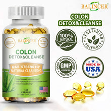 Balincer Colon Cleansing & Gut Health Supplement bottle for digestive support, colon cleansing, and daily gut health wellness.