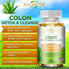 Balincer Colon Cleansing & Gut Health Supplement bottle for gut balance, digestive cleansing, and daily wellness support.