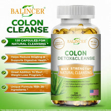 Balincer Colon Cleansing & Gut Health Supplement dietary supplement bottle for colon cleanse support, digestion, and everyday gut balance.