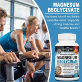 Balincer Magnesium Bisglycinate Capsules supplement for cardiovascular health, digestion, and mineral support.