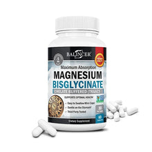 Balincer Magnesium Bisglycinate Capsules filler-free supplement for nutritional support and healthy energy levels.