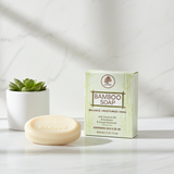 Bamboo bar soap by Madina presented for bathing and personal skincare routines.