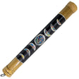 Bamboo Painted Rainstick - Moon Phases - Small, hand-painted bamboo rainstick