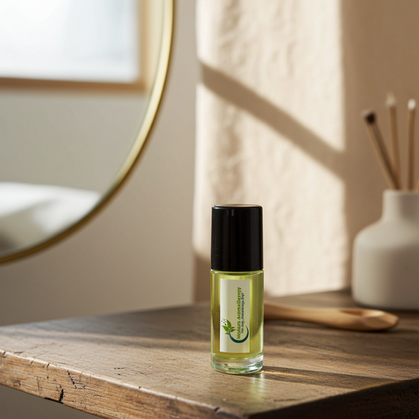 Banana Body Oil body oil bottle for moisturizing skin, massage, and daily body care.