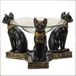 Bastet Oil Burner, cold cast resin Egyptian goddess oil warmer