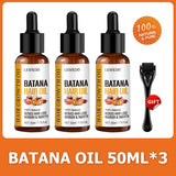 Lewedo Naturals Batana Hair Growth Oil bottle for thinning hair care, scalp nourishment, and strengthening fragile hair strands.