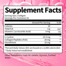 BBEEAAUU Collagen + Glutathione capsule supplement bottle for skincare support, antioxidant care, and everyday use.