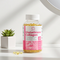 BBEEAAUU Collagen + Glutathione capsules bottle for skin support, beauty care, and daily wellness use.