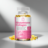 BBEEAAUU Collagen + Glutathione Capsules bottle for skin nourishment, beauty support, and daily supplement use.