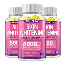 Bcuelov vitamin C, collagen, and glutathione beauty wellness formula bottle for skin care support, antioxidant use, and daily supplementation.