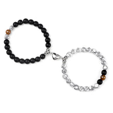 Bead Magnetic Heart Couple Bracelets for couples fashion, sentimental daily wear, and meaningful relationship gifts.