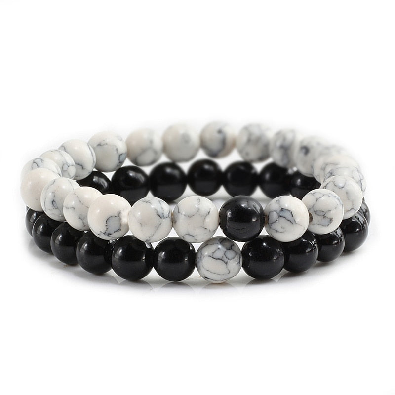 Couples Distance Beaded Bracelets beaded bracelet set for long-distance couples, connection gifts, and daily fashion.