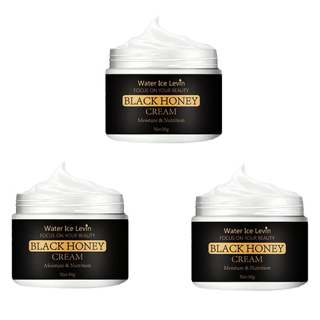 Bee venom face cream jar for wrinkle care, deep moisturizing, and smoothing the look of tired facial skin.