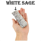 Beginner’s Mini Smudge Kit set for smudging rituals, space clearing, and mindful ceremony.