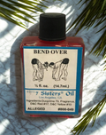 Bend Over Wish Oil bottle of spiritual anointing oil for wish manifestation, prayer, and ritual use.