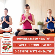 Berberine 2000mg capsules supplement bottle for cardiovascular wellness, circulatory support, and routine health care.