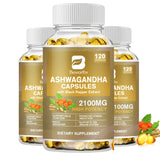 BEWORTHS Ashwagandha Root capsules supplement bottle for everyday wellness, herbal nutrition, and daily supplement use.