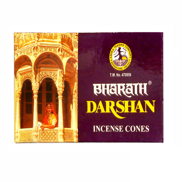 Bharath Darshan Incense Cones, pack of 10