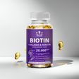 Biotin + Collagen Beauty Capsules bottle for supporting hair, skin, and nails in a daily beauty supplement routine.