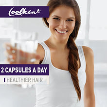 Biotin Collagen Hair, Skin & Nails capsules bottle for daily hair care support, skin health maintenance, and nail strength support.