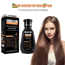 Biotin & Ginger thickening shampoo 250ml bottle for fuller-looking hair, scalp care, and daily cleansing.