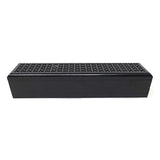 Black Finish Wood Incense Box Burner - Large