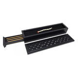 Black Finish Wood Incense Box Burner - Large, side view