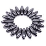 Black Lodestone Magnetite Tumbled Stones for meditation, crafts, and crystal healing.