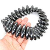 Black Lodestone Magnetite Tumbled Stones for meditation, crafts, and crystal healing.