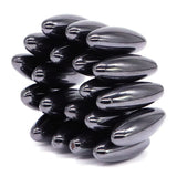 Black Lodestone Magnetite Tumbled Stones for meditation, crafts, and crystal healing.