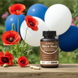 Black Maca Capsules for Men bottle for men's daily energy support, vitality care, and wellness routine use.