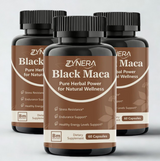 Black Maca Capsules for Men bottle for plant-based vitality support, men's wellness, and everyday supplement use.