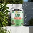 Black Maca Root Capsules bottle for active lifestyle support, daily energy care, and regular supplement use.