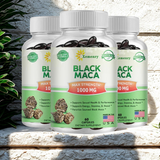 Black Maca Root Capsules bottle for daily herbal vitality support, routine wellness, and everyday supplement use.