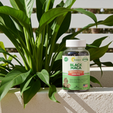 Black Maca Root Capsules bottle for natural stamina support, routine wellness, and everyday supplement use.