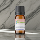 Black Paper Essential Oil pure oil bottle for aromatherapy sessions, scent blending, and daily relaxation.