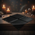 Black Satin Altar Cloth, 21 by 21 inches