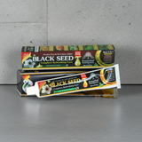 Black Seed Essential Toothpaste tube for daily brushing, oral hygiene, and fresh breath care.