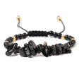 Black Tourmaline Healing Beaded Bracelet gemstone bracelet for energy protection, grounding, and daily wear.
