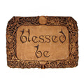 Blessed Be Plaque by Dryad Design, wood finish