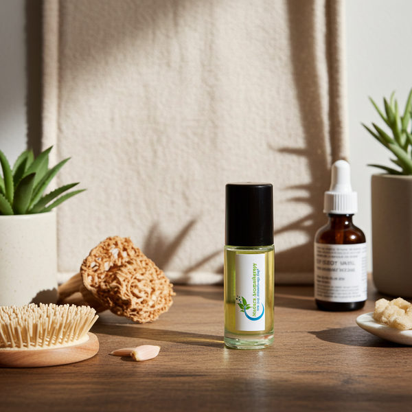 Blueberry Body Oil unisex body oil bottle for moisturizing skin, daily hydration, and post-shower body care.