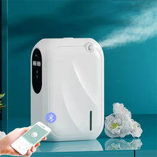 Bluetooth aroma diffuser wall-mounted unit for home fragrance, air freshening, and daily scent diffusion.
