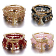 Bohemian Tassel Beaded Bracelet Set bracelet stack for everyday styling, festival wear, and layered accessory looks.