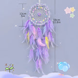 Boho Dream Catcher Wind Chime wall hanging for bedroom décor, spiritual ambiance, and decorative display.