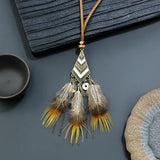 Boho Dreamcatcher Feather Tassel Pendant feather wall decor for creating a relaxed atmosphere, bedroom accents, and boho-themed interiors.