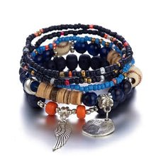 Boho fashion Tree of Life bracelet set with beads and charm for casual accessorizing, layered looks, and daily use.