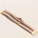 Boho heart charm leather wrap bracelet for stacked wrist styling, everyday wear, and relaxed bohemian fashion looks.
