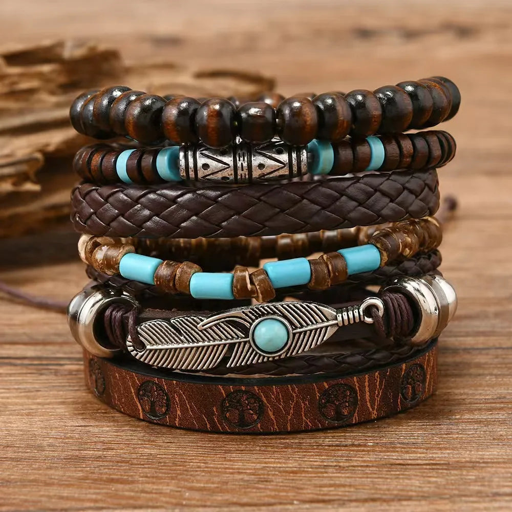 Boho layered charm bracelets with Evil Eye and Hamsa accents in wrap bracelet style for boho fashion, symbolic accessorizing, and casual everyday use.