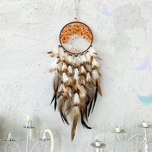 Boho pink Tree of Life room hanging for wall decoration, dorm styling, and soft bohemian interior decor.